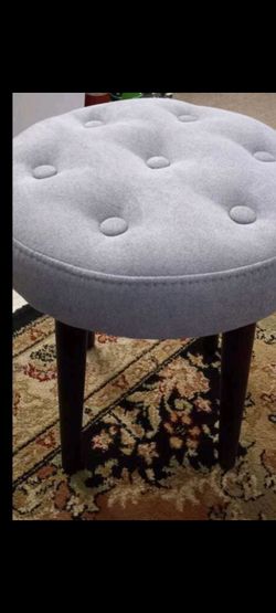 2 New with box ottoman or stool seats can be used as an extra seats for your living room must buy them both for $80