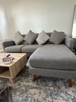 Gray Couch - Bettie Mid Century Modern