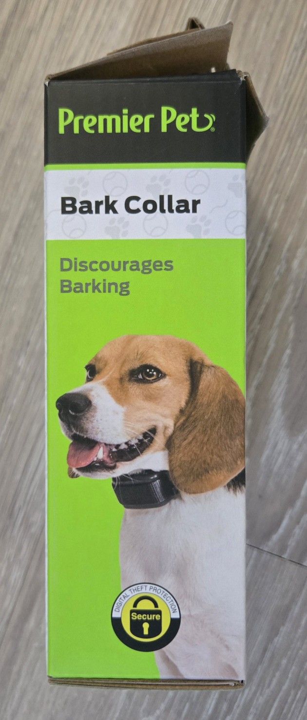 Premier Pet Bark Collar 8 plus Pounds 6 Months 15 Levels Of Static