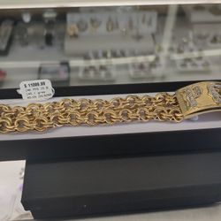 14k Solid Gold I'd Breaclte Breaclte 145.1 Grams Layaway Available 10% Down If You Interested Ask Maribel Thank You 