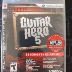 Guitar Hero 5 PS3 NEW SEALED