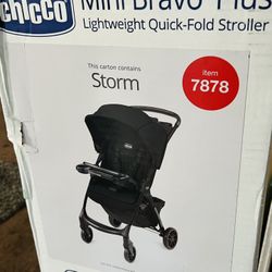 Chicco Mini Bravo Plus Lightweight Stroller - Storm
