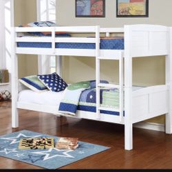 New In Box  Twin Size Bunk Bed, With 2 Mattress, We Can Deliver. Litera Con Colchones.
