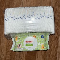 Newborn Diapers & Wipes Set