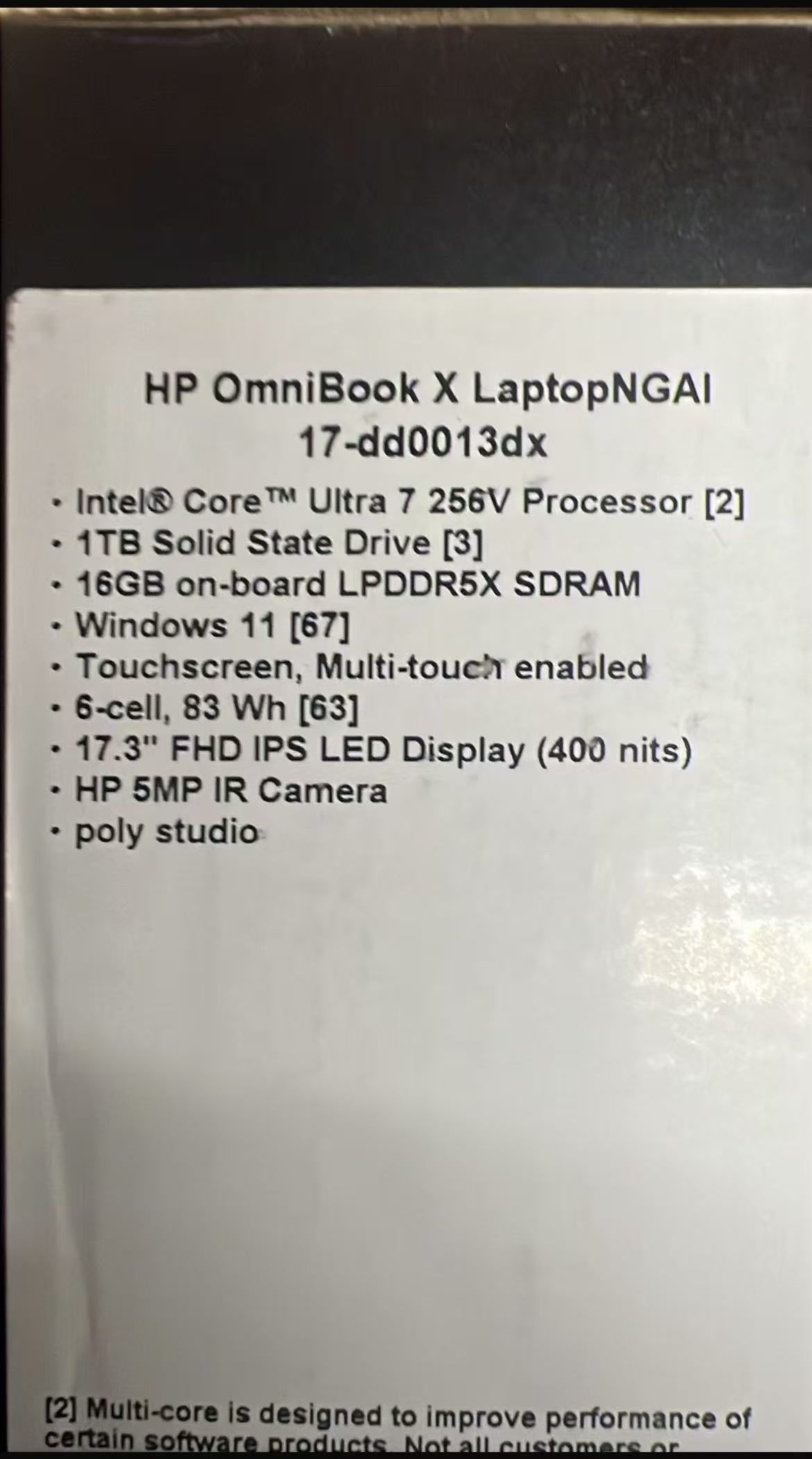 HP Omnibook X LaptopsNGAI
