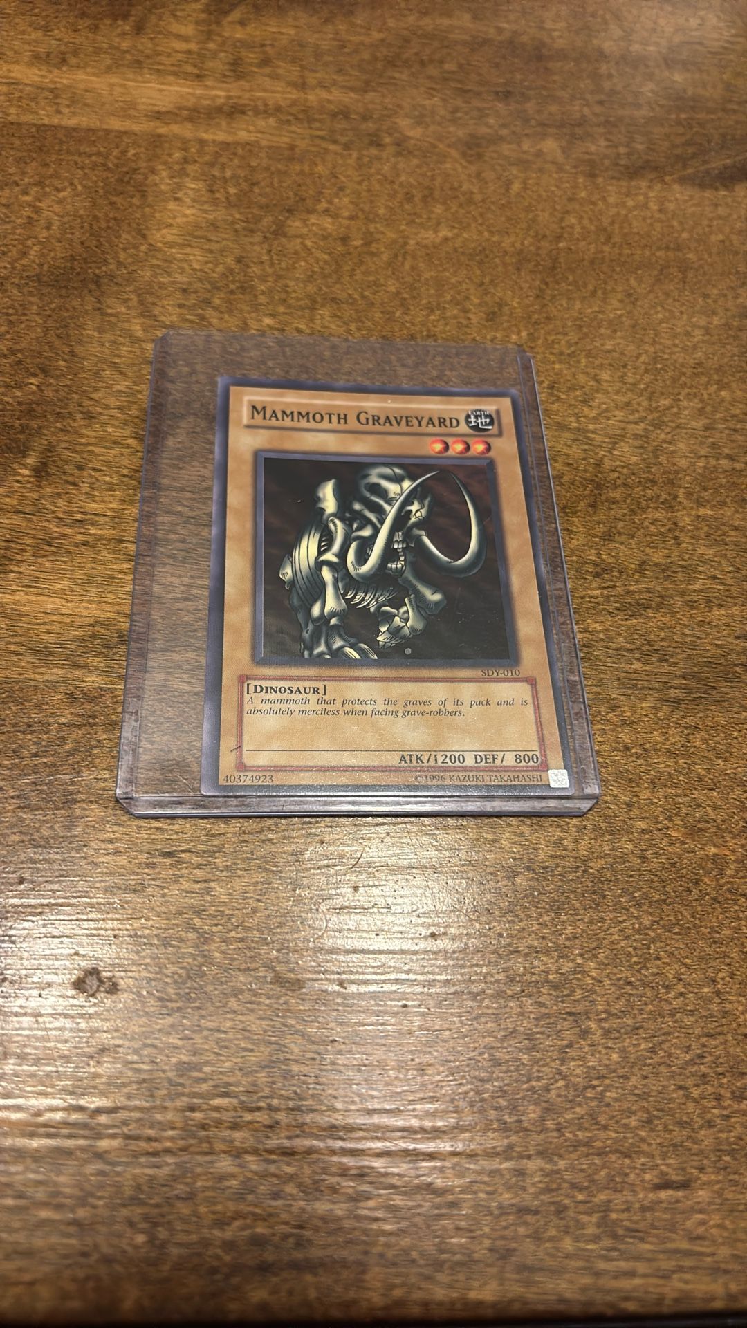 1996 Yugioh Mammoth Graveyard SDY-010