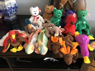 Beanie Babies. All with tags! $3 each