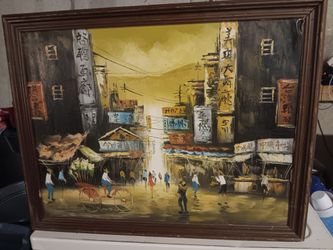 Asian oil painting