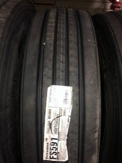 Firestone fs591 295/75r22.5 steer tires