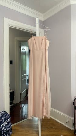 Blush Colored Bridesmaid Dress