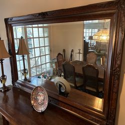 Antique Dinning Set & Mirror