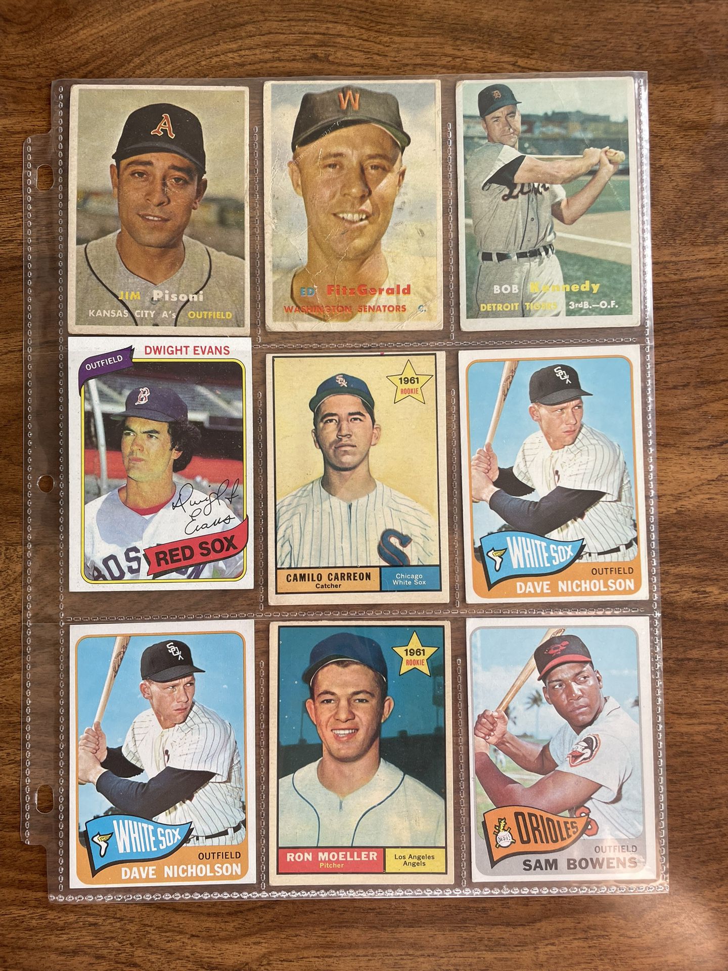 Various Old Baseball Cards 18X
