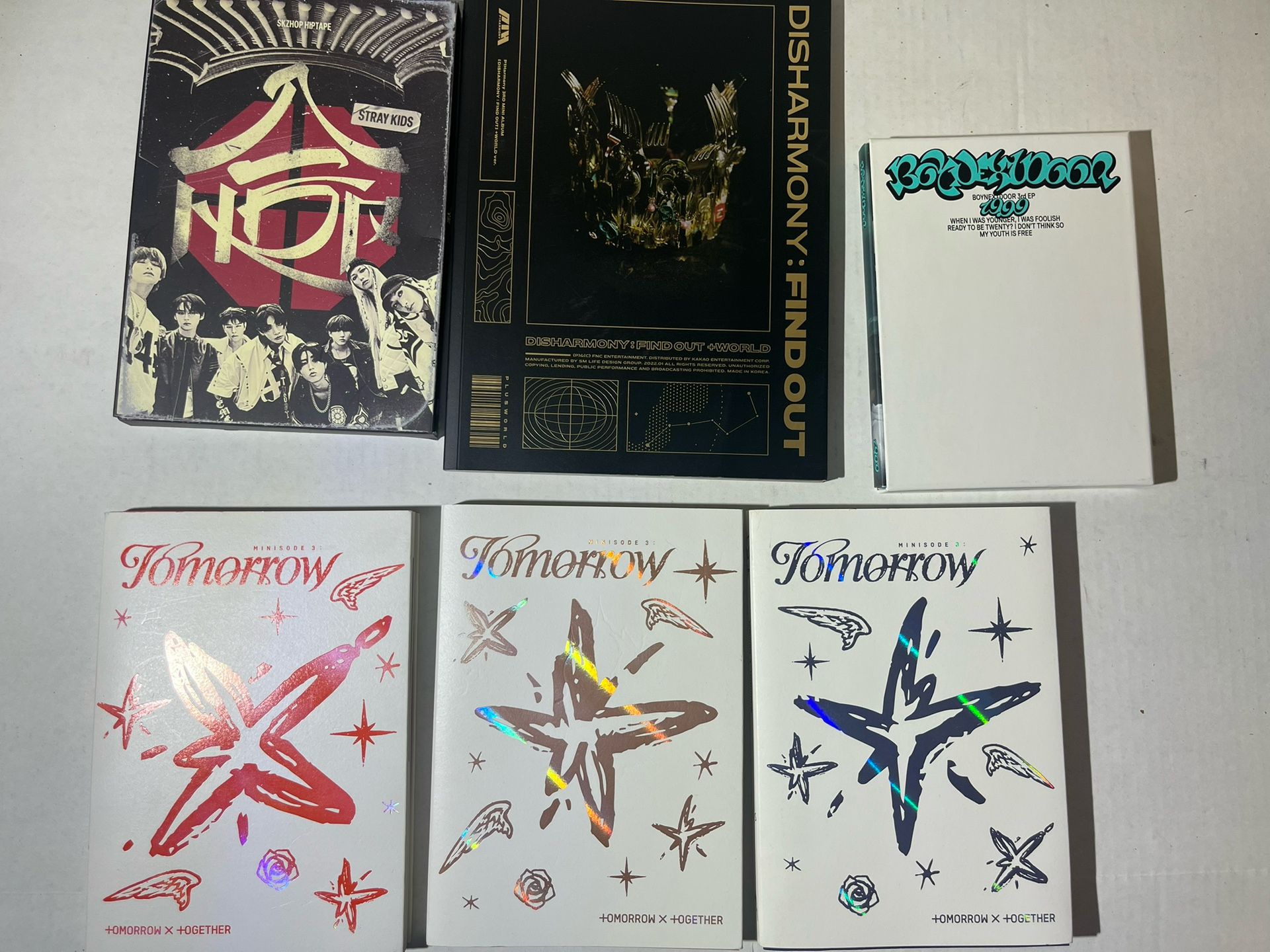 KPOP CDs TXT BoyNextDoor Stray Kids Disharmony