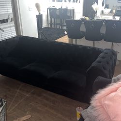 Upholstered Couch And Love Seat 