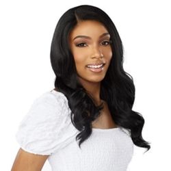 Body Wave Side Part Lace Front Wig Black