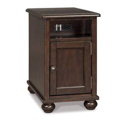 Barilanni Chairside End Table with USB Charging