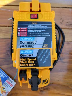 Plasplugs Compact High Apeed Ateel Drill Sharpener. for Sale in Stockton CA OfferUp