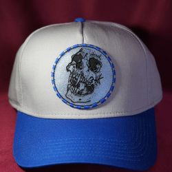 Baseball Cap with Leather Engraved Patch