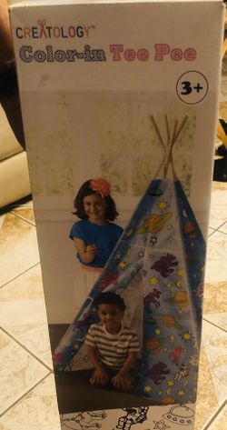 Color in tee pee $25