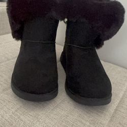 Juicy Couture Black Sole Boots Size 7