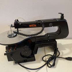 USED ONCE WEN 1.2 Amp 16 in. 2-Direction Variable Speed Scroll Saw Model 3921