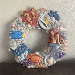Mermaid, Ceramic Wreath