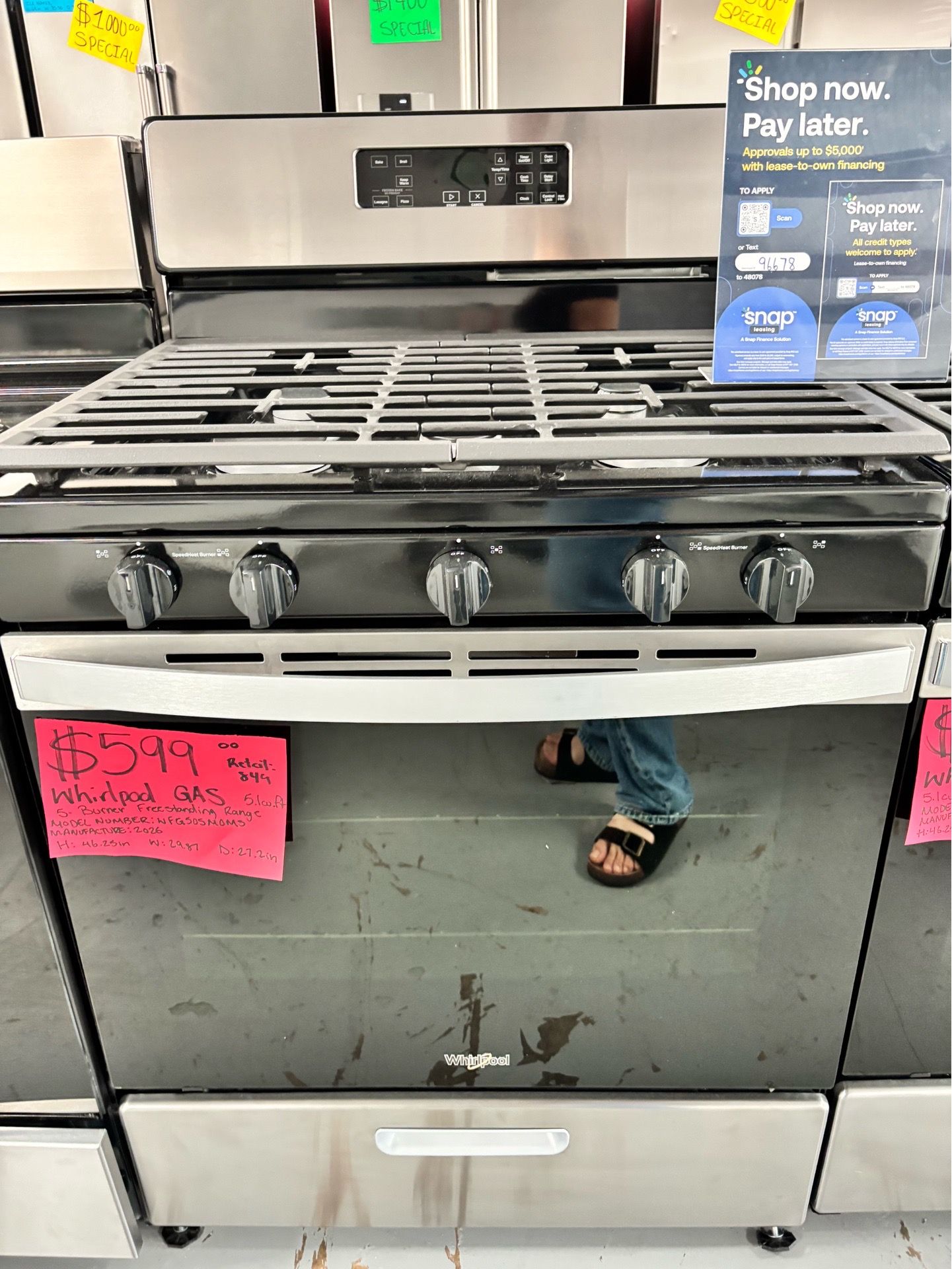 Whirlpool commercial stove