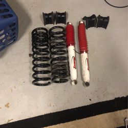 Ford f100 , F150  Front Springs , Shocks And C Bushings . Less Than 10 Miles On Them 
