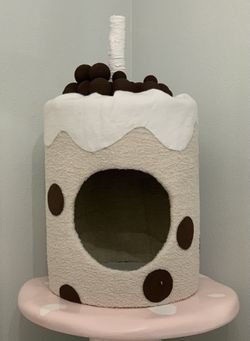 Boba Tea Cat House/Tree ( New )