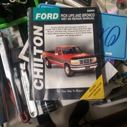Chilton Repair Manual 1987-96 Bronco And Pick- Ups