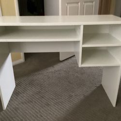 Small Desk with Shelves