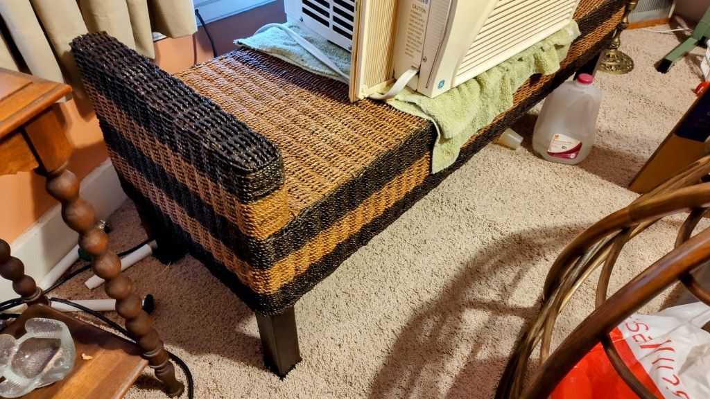 Wicker Bench