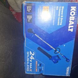 New Kobalt Trimmer & Blower 