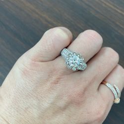 Sterling Silver 925 Ring With Cubic Zirconia 