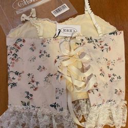 Cider Floral Corset Cami