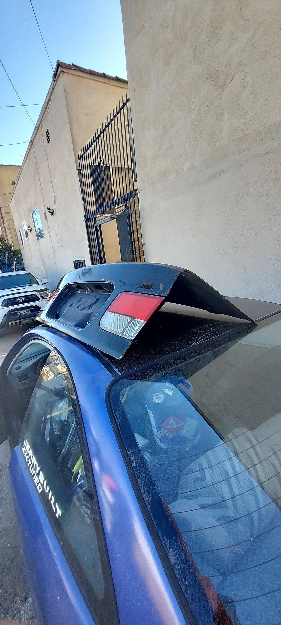 Vis Carbon Fiber Trunk For Civic 96 To 00 