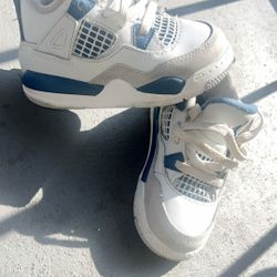 Jordan 4 Retro Toddler Kids' Industrial Blue Shoe