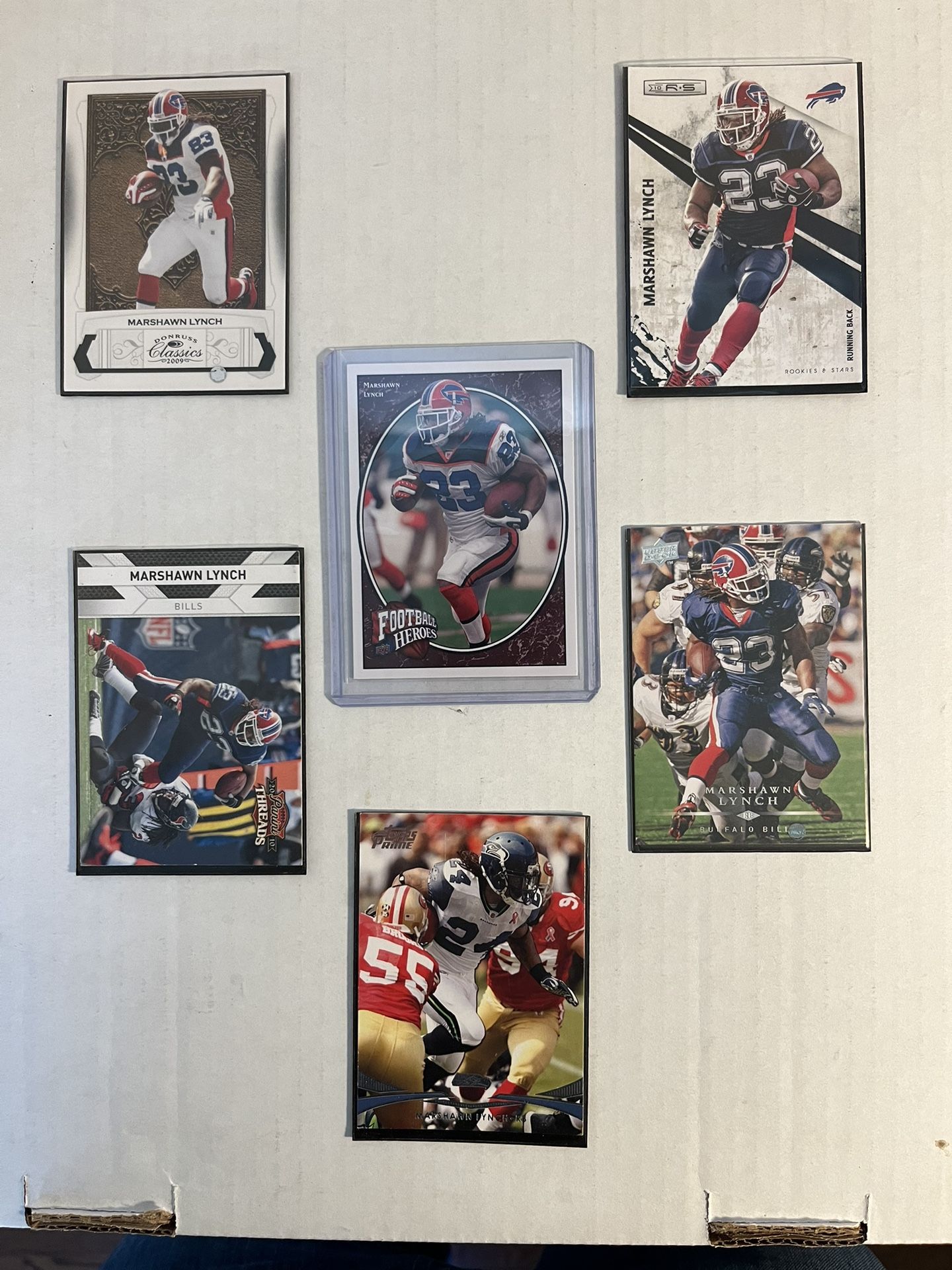 NFL Trading Cards Marshawn Lynch Collection