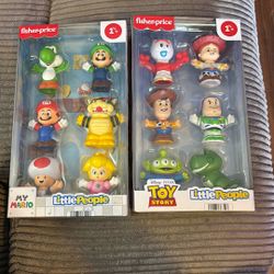 Little People Fisher Price Toy Story & My Mario Collection 