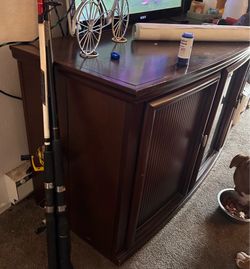 Hardwood Entertainment Stand