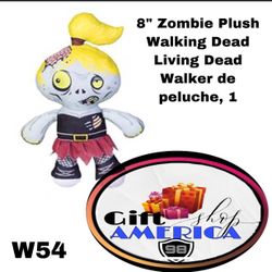 8" Zombie Plush Walking Dead Living Dead Walker de peluche, 1 W54