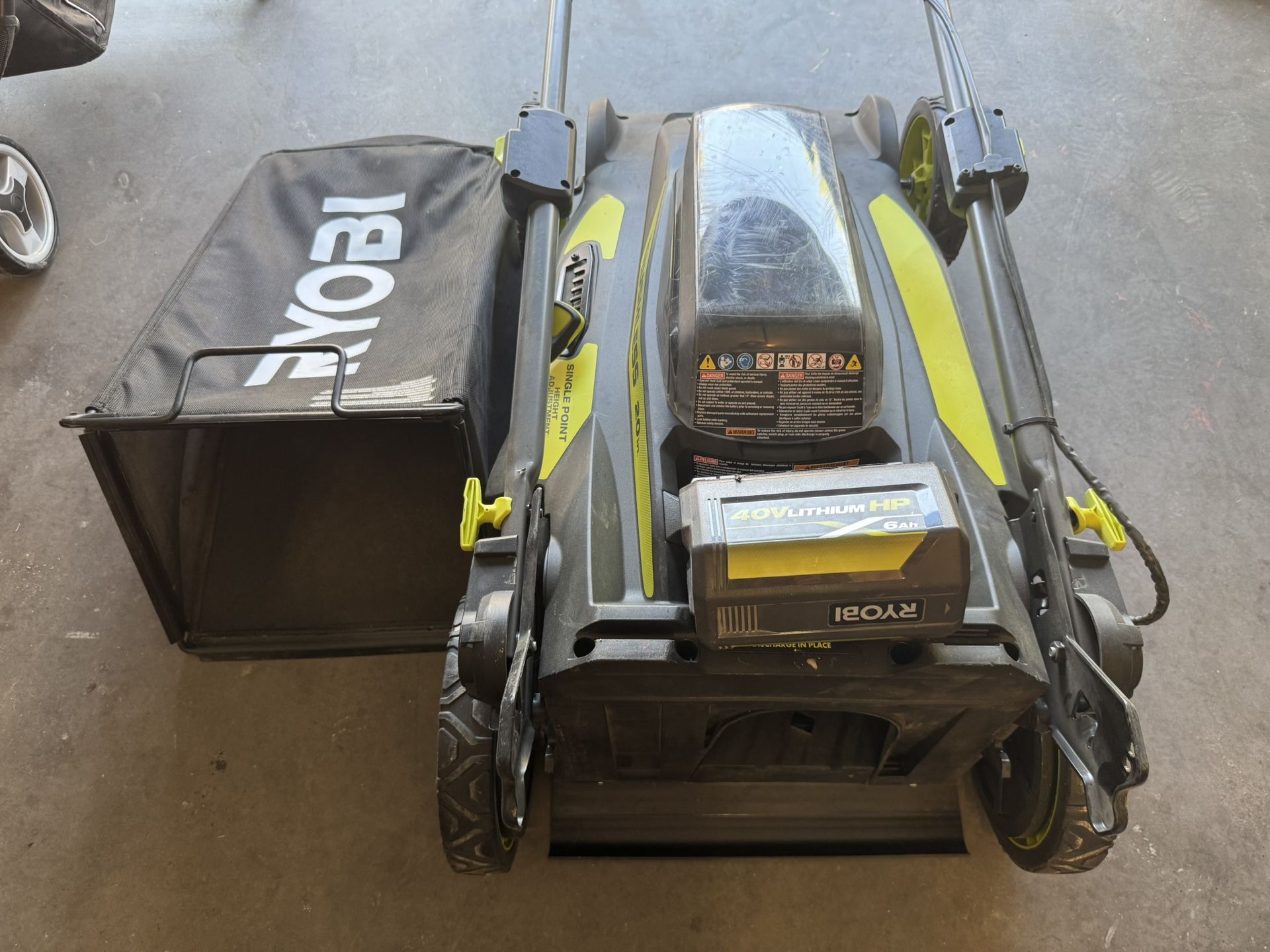 40V HP Brushless 20 in. Cordless Electric Battery Walk Behind Self-Propelled Lawn Mower