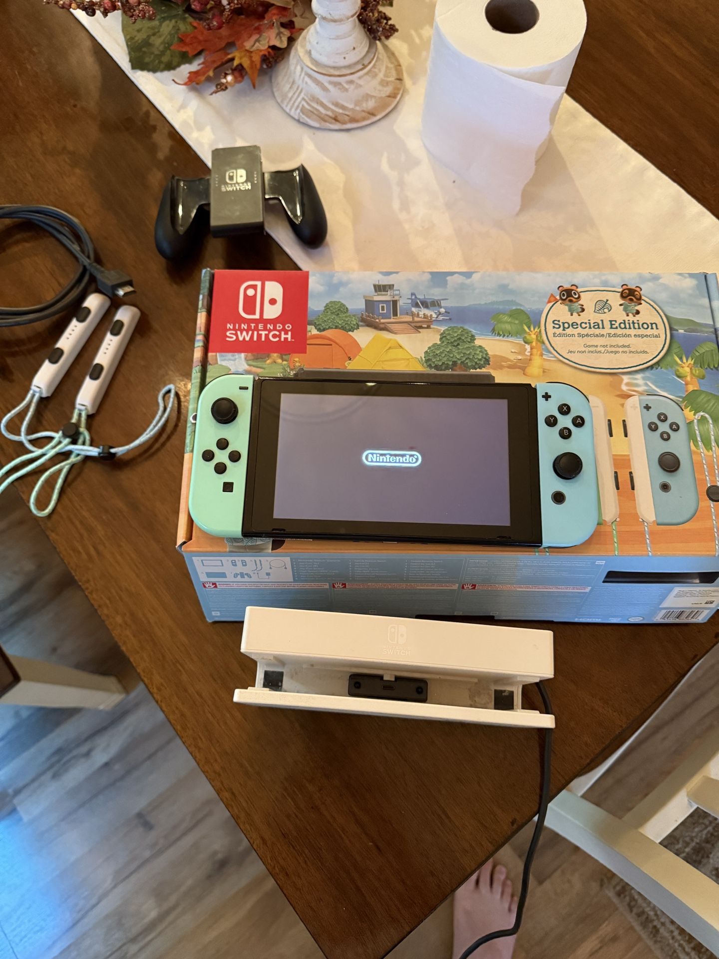 Animal Crossing Nintendo Switch. With all parts, box& case. Works perfect. $200. Pick up in Lynnwood