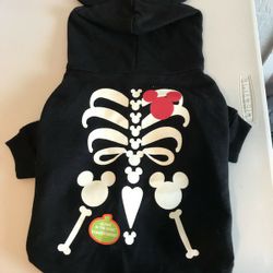 Disney Pet Mickey Skeleton Costume