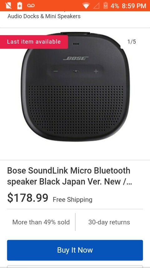 Bose SoundLink micro Bluetooth speaker