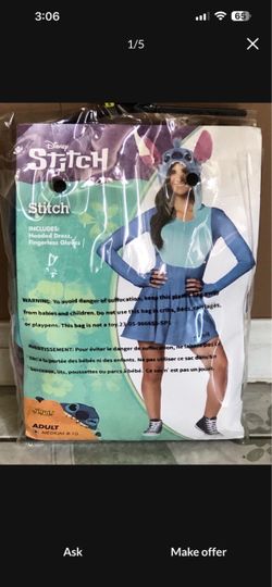 PRACTICALLY NEW STICH COSTUME SIZE M