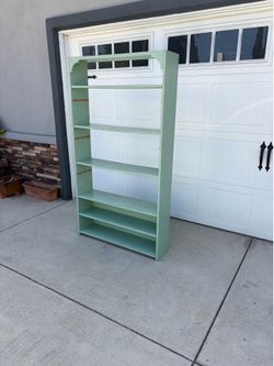 Vintage heavy duty wooden shelf