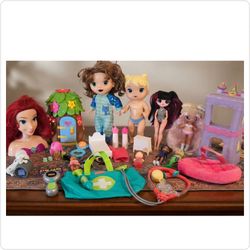 Assorted Doll & Playset Lot – Baby Alive, Na! Na! Na! Surprise, Disney Ariel, Crayola & Doctor Kit