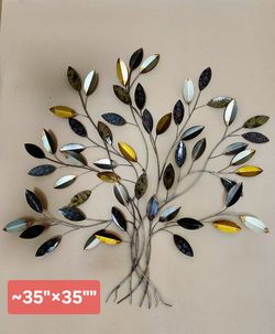 Large Metal Tree of Life Wall Art (35" x 35")