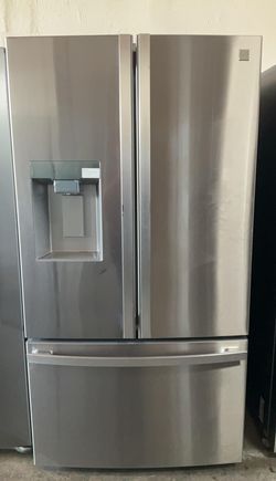 Kenmore 3-Door Stainless Steel Refrigerator Fridge
